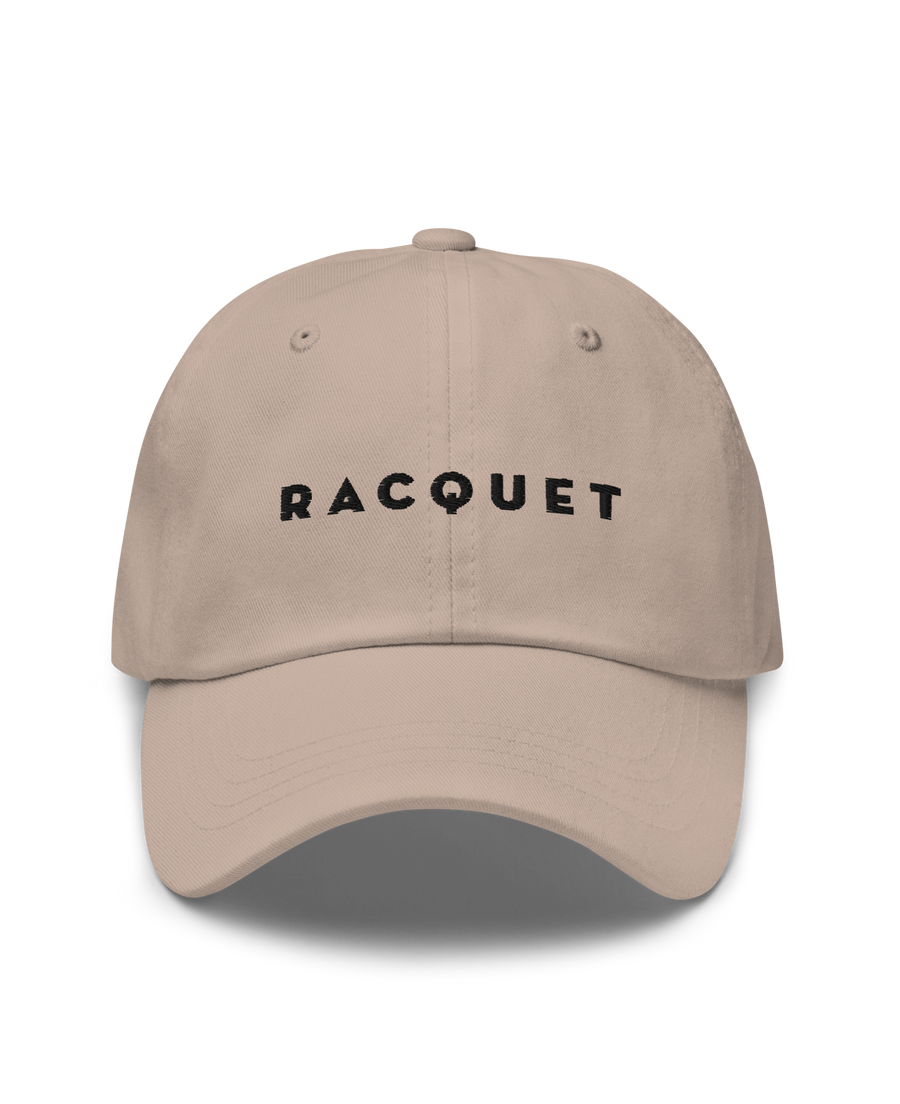 Racquet Cap with Black Embroider