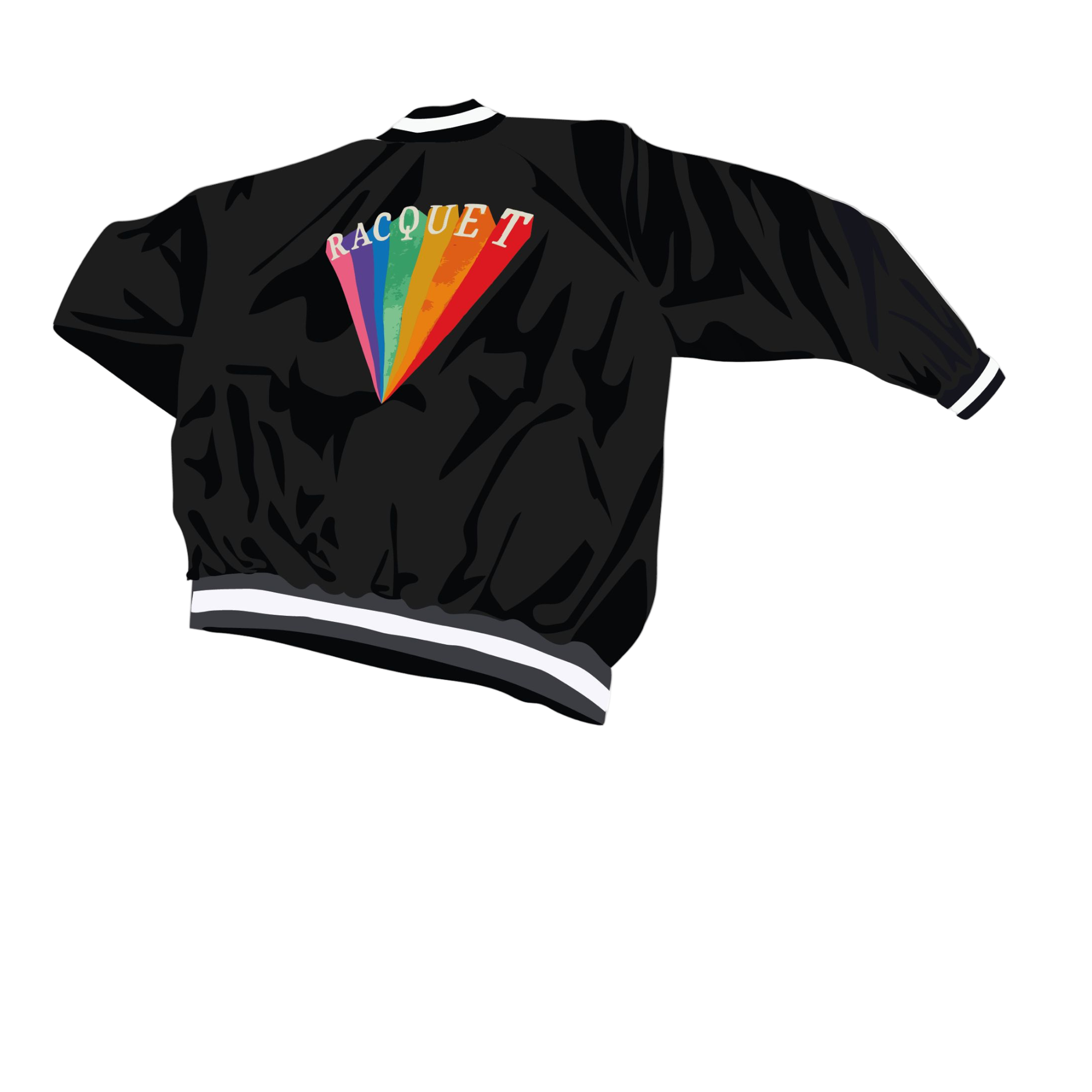 Limited-Edition Racquet French Touch Satin Jacket