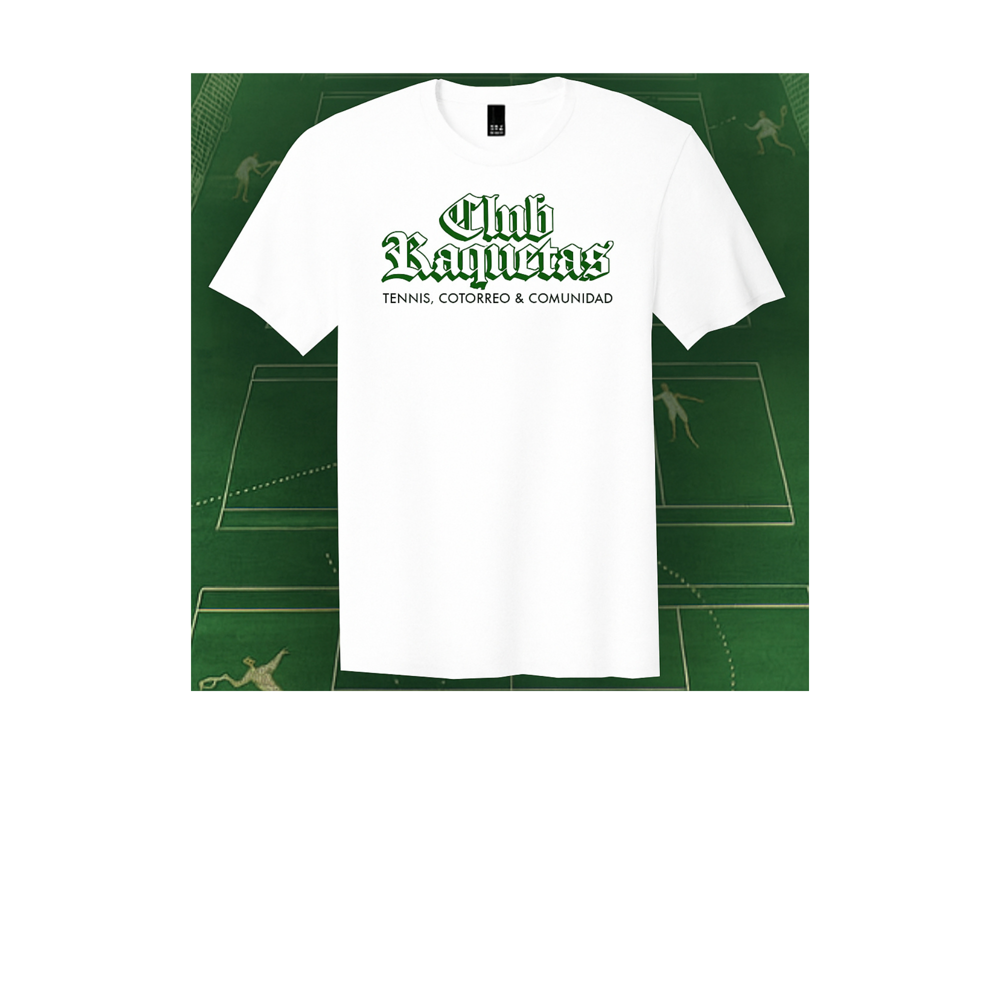 Club Racquetas - Old English Tee