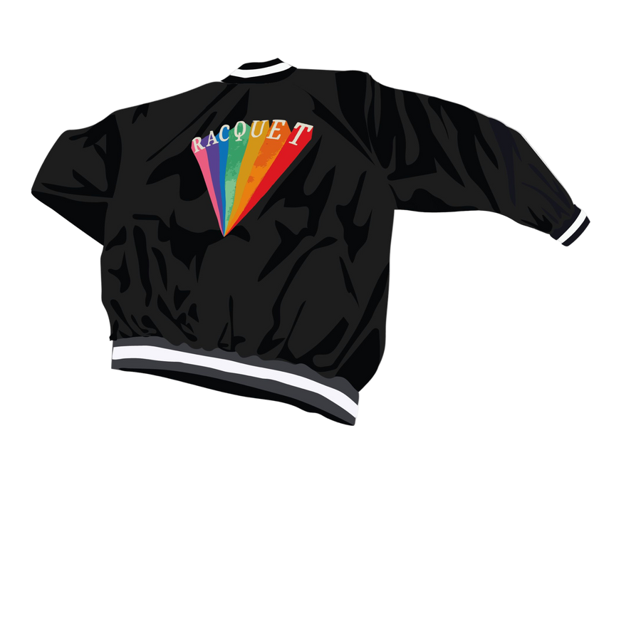 Limited-Edition Racquet French Touch Satin Jacket