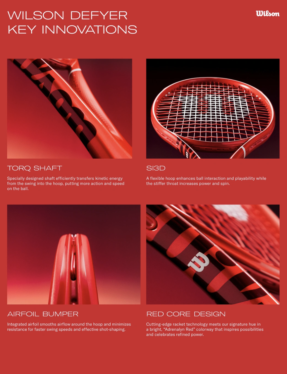 Wilson Defyer Pro 98 Tennis Racquet