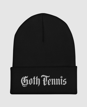 Goth Tennis Beanie