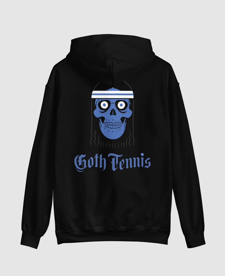 Goth Tennis Skull Hoodie