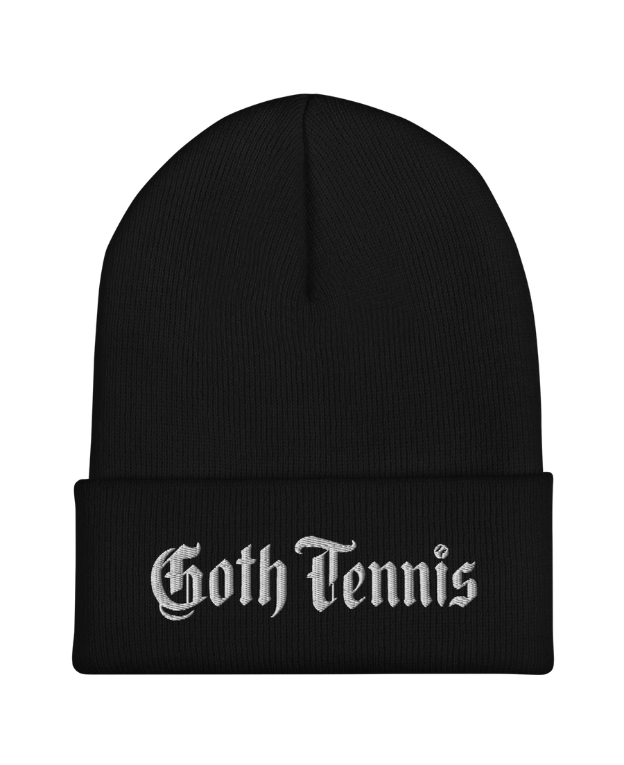 Goth Tennis Beanie