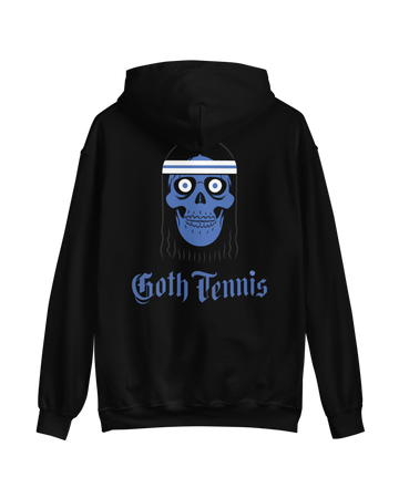 Goth Tennis Skull Hoodie