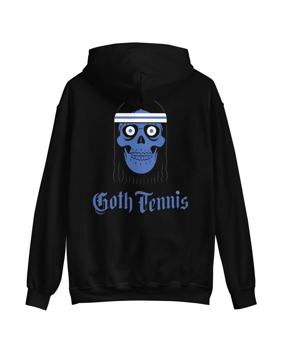 Goth Tennis Skull Hoodie